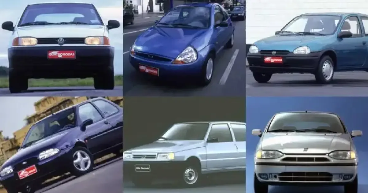 Gol, Corsa e Uno lideram buscas por carros fabricados em 1996