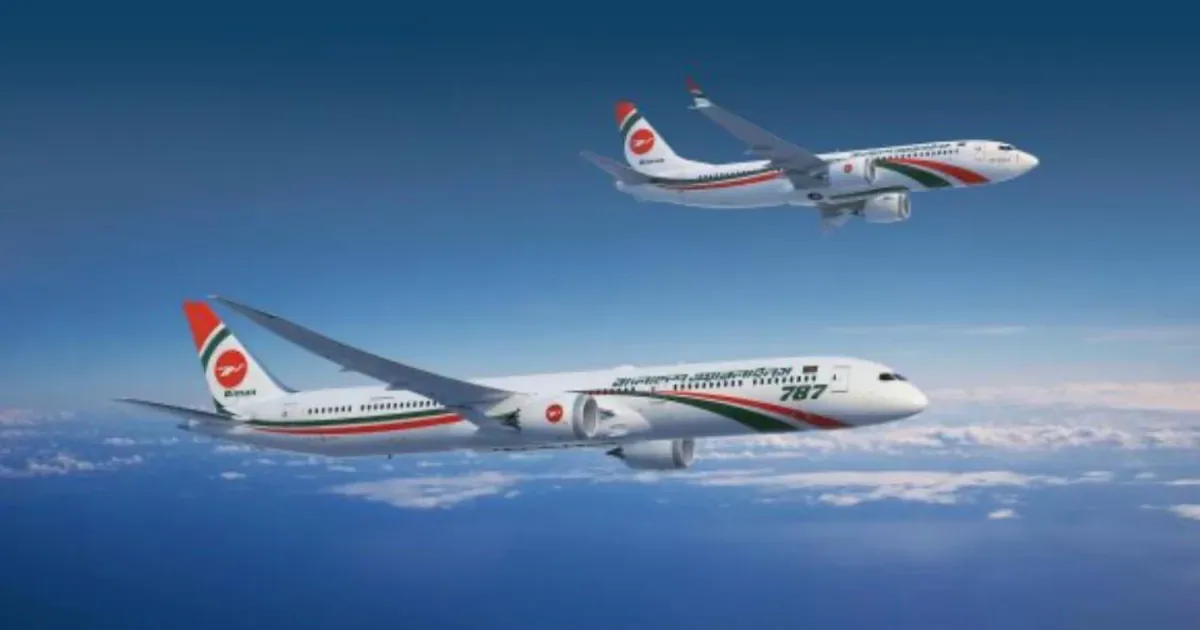 Biman Bangladesh amplia pedido à Boeing com Dreamliners e 737 MAX