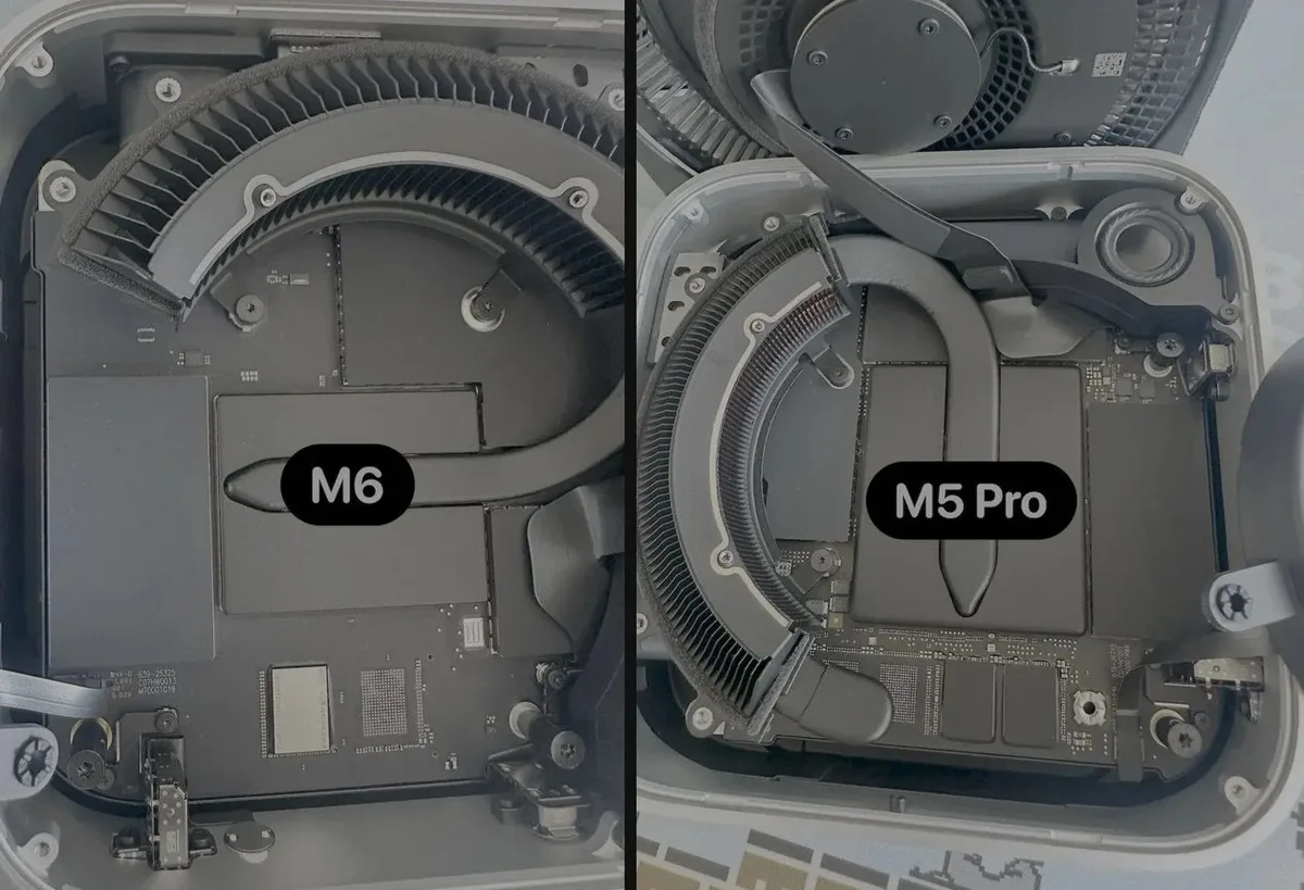 Mac mini com chips M6 e M5 Pro volta a ter SSD soldado