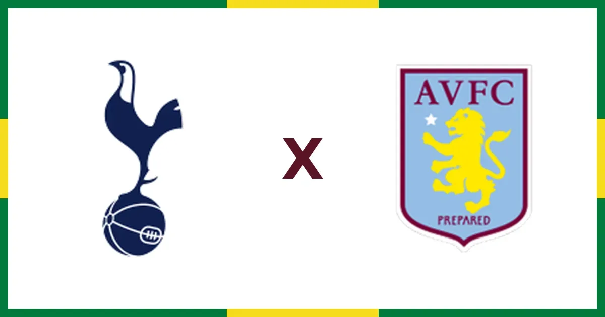 Tottenham e Aston Villa duelam por reação na Premier League em 19/09