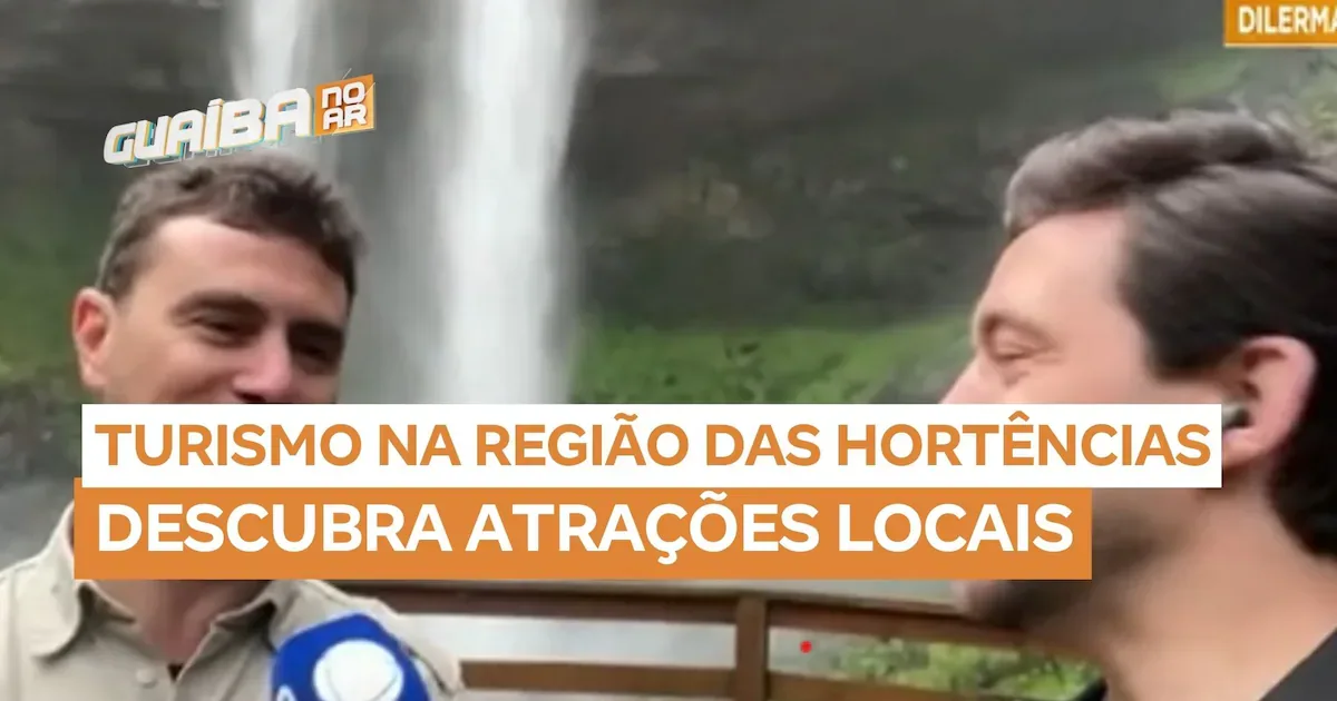 Cascata do Caracol está com 60% da capacidade durante visita ao parque