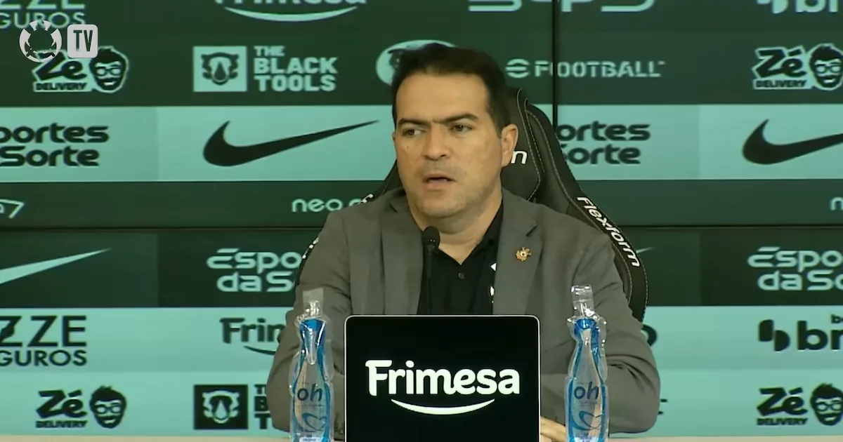 Marcelo Paz confirma Diniz no Corinthians após sexta derrota seguida no Brasileirão