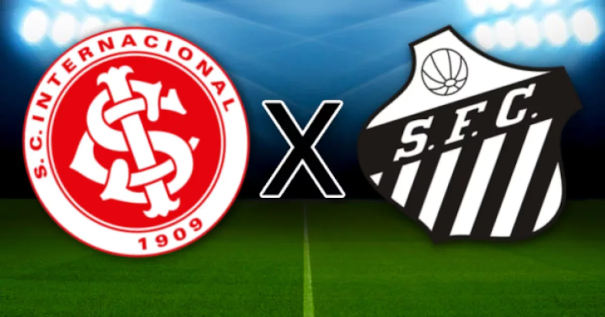Internacional e Santos duelam no Beira-Rio em confronto contra o rebaixamento