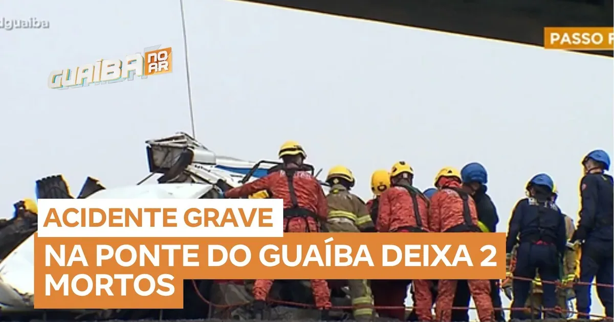 Queda de carreta na nova Ponte do Guaíba deixa duas pessoas mortas