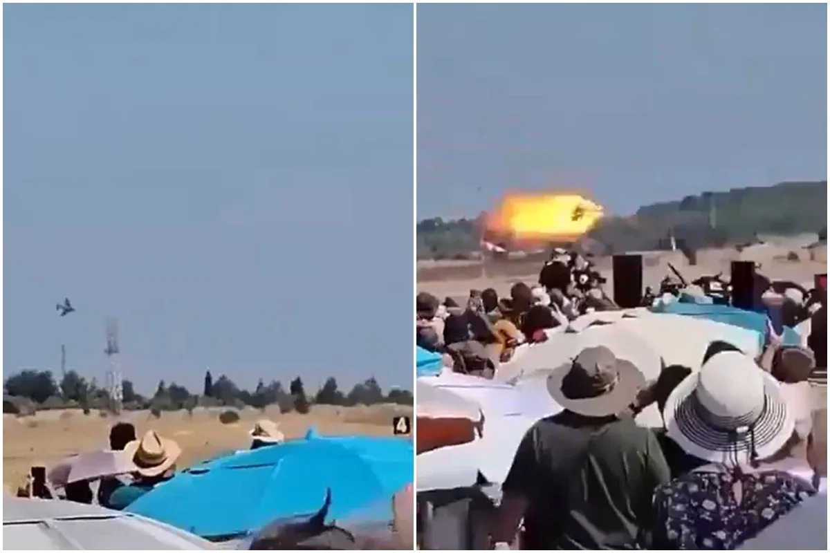 Acidente interrompe show aéreo na Grécia e deixa dois pilotos mortos