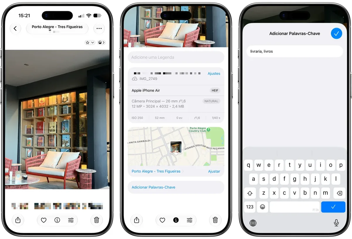 Fotos no iPhone e iPad ganha suporte a palavras-chave no iOS 27