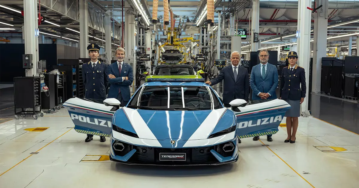 Lamborghini Temerario de 920 cv será usada pela polícia italiana