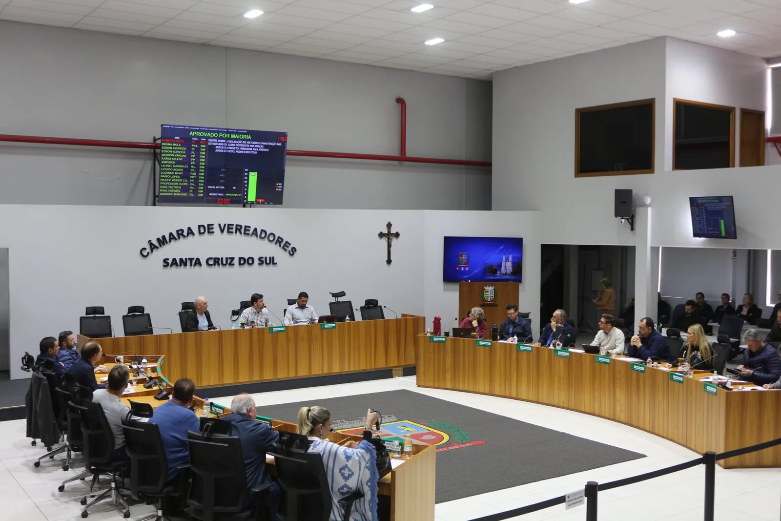Câmara de Santa Cruz do Sul aprova 16 matérias em sessão ordinária