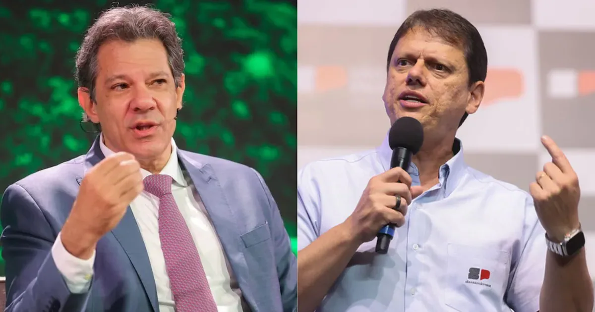 Haddad e Tarcísio apresentam propostas diferentes para a segurança em São Paulo