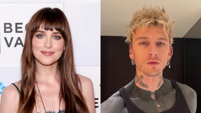 Dakota Johnson e Machine Gun Kelly são vistos juntos em Nova York