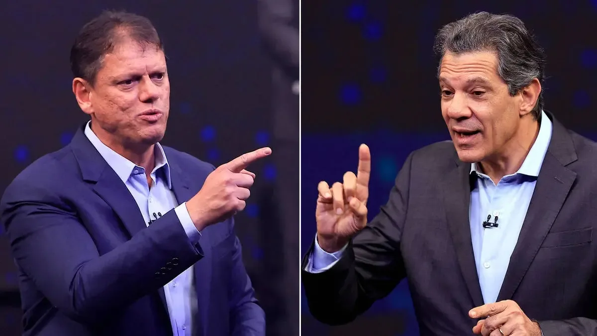 Tarcísio amplia vantagem sobre Haddad em nova pesquisa para o governo paulista