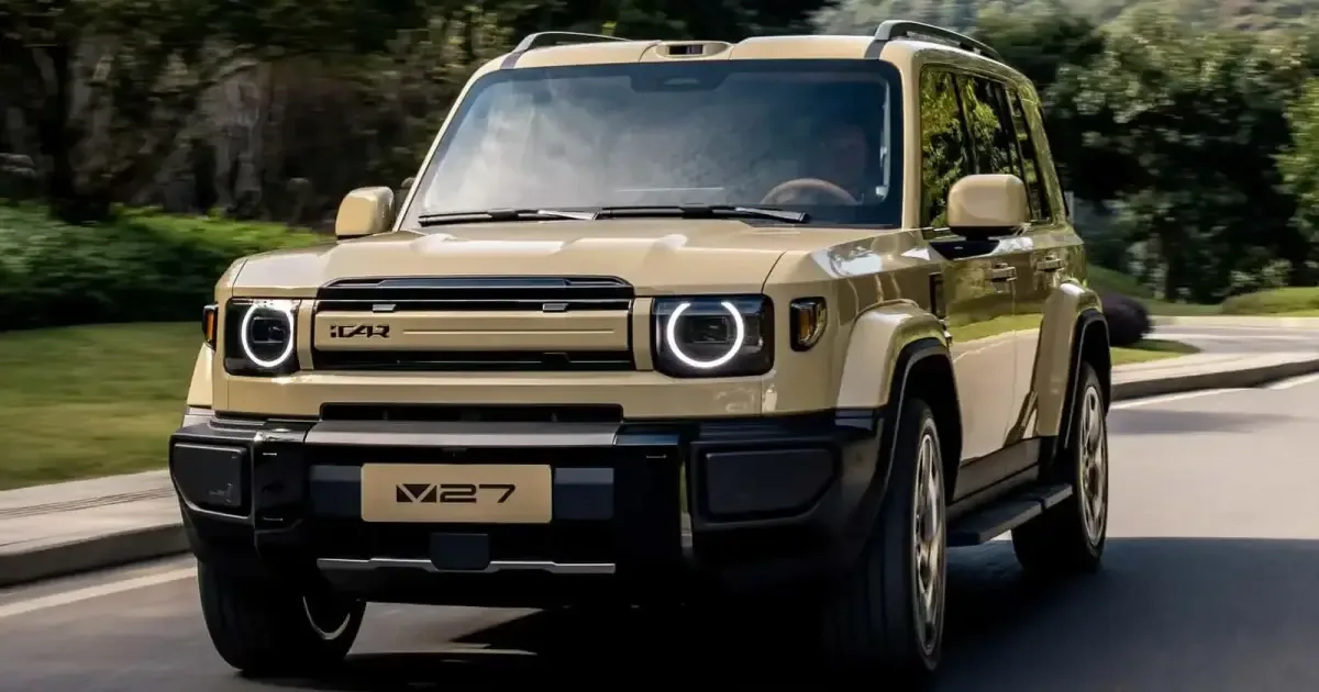 iCaur V27 terá versão com bateria maior e 300 km de alcance na China