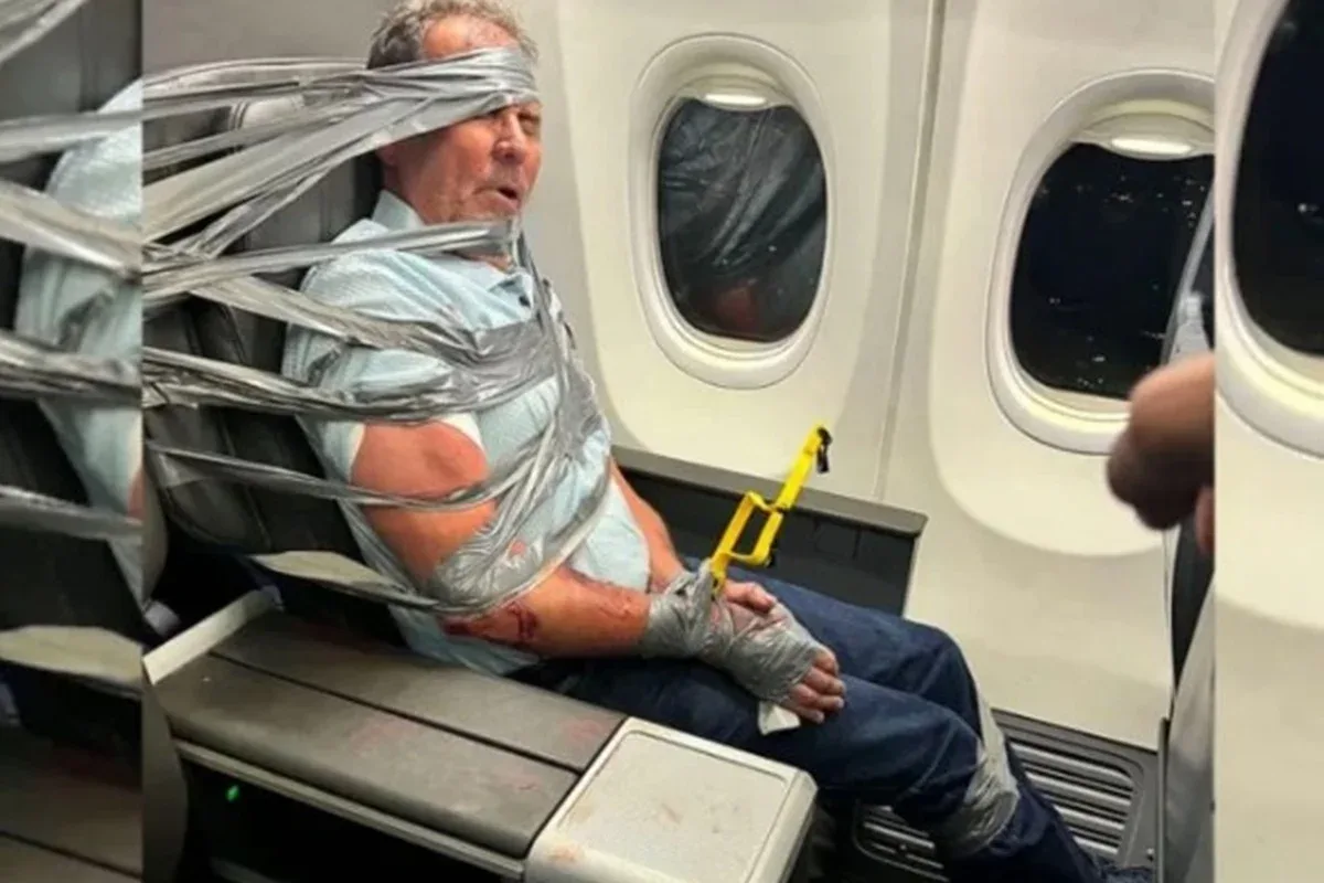Passageiro é retirado de avião após voo da American Airlines pousar em Baltimore