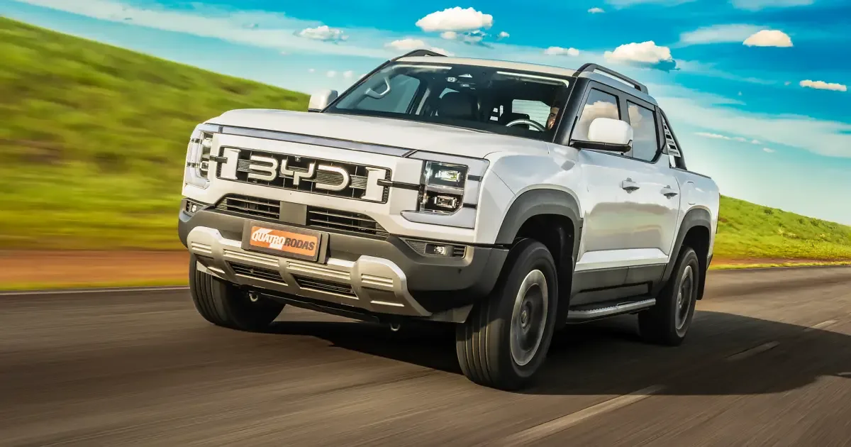 Falha permite controlar funções de picape BYD Shark à distância