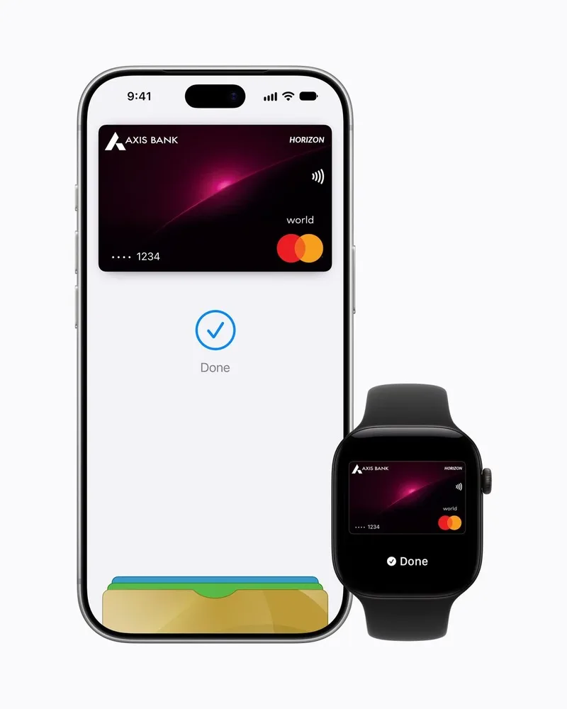 Apple Pay chega à Índia com cartões Visa e Mastercard do Axis Bank