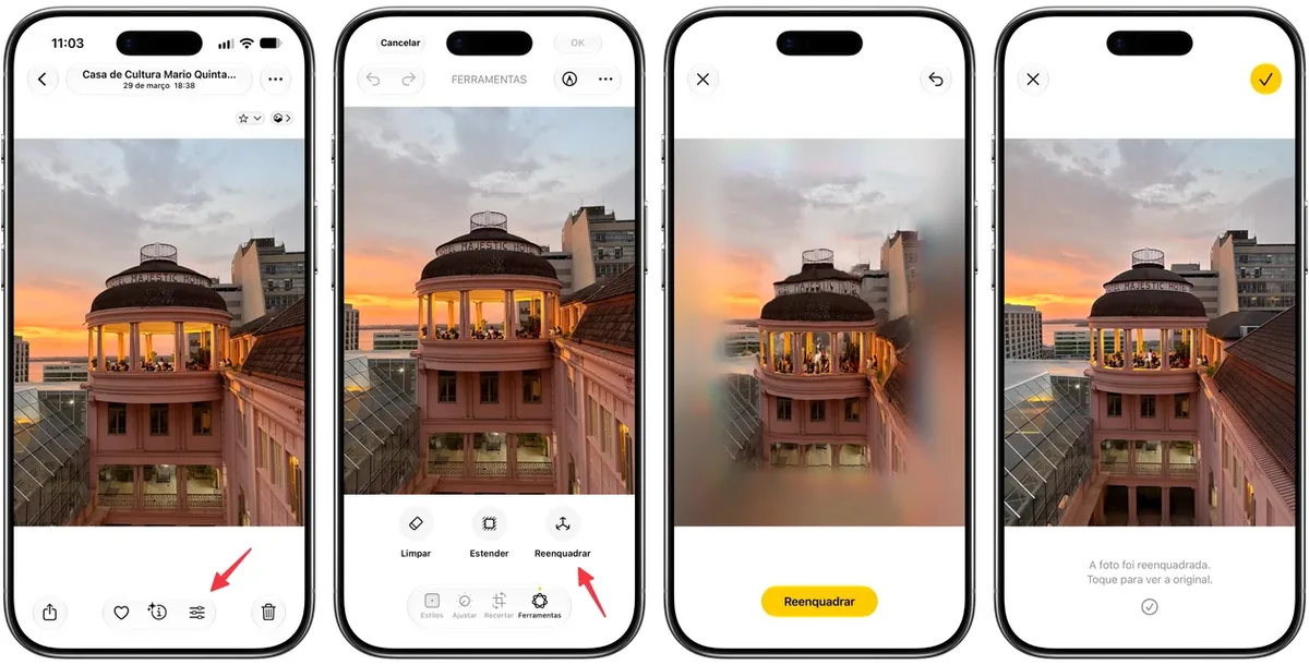 Fotos da Apple ganha ferramenta para mudar o ângulo de imagens