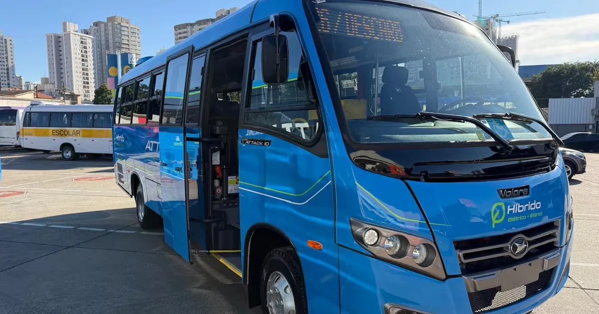 Volare inicia vendas de micro-ônibus híbrido com gerador a etanol