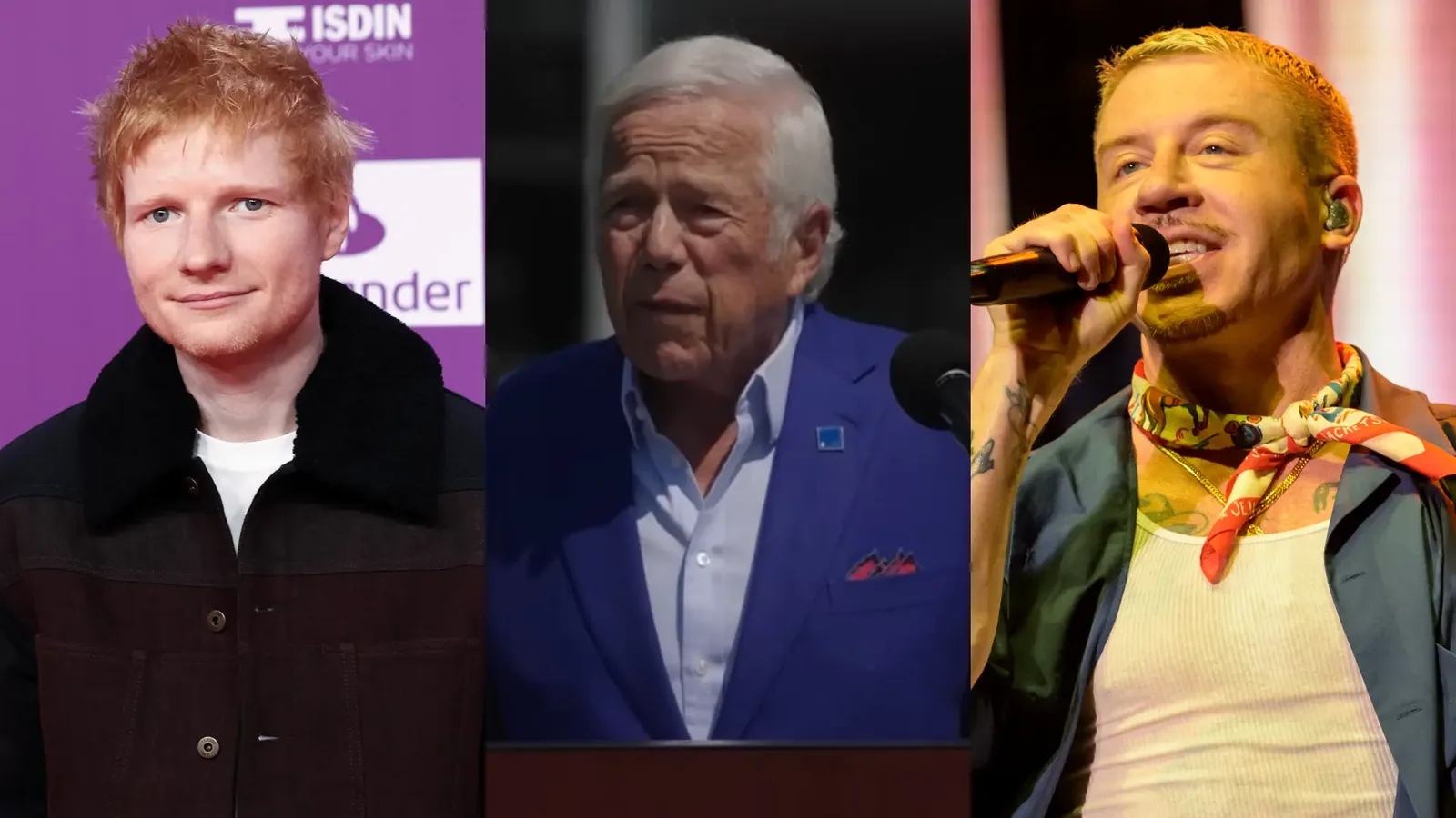 Robert Kraft e Ed Sheeran anunciam doações de US$ 2 milhões para Gaza