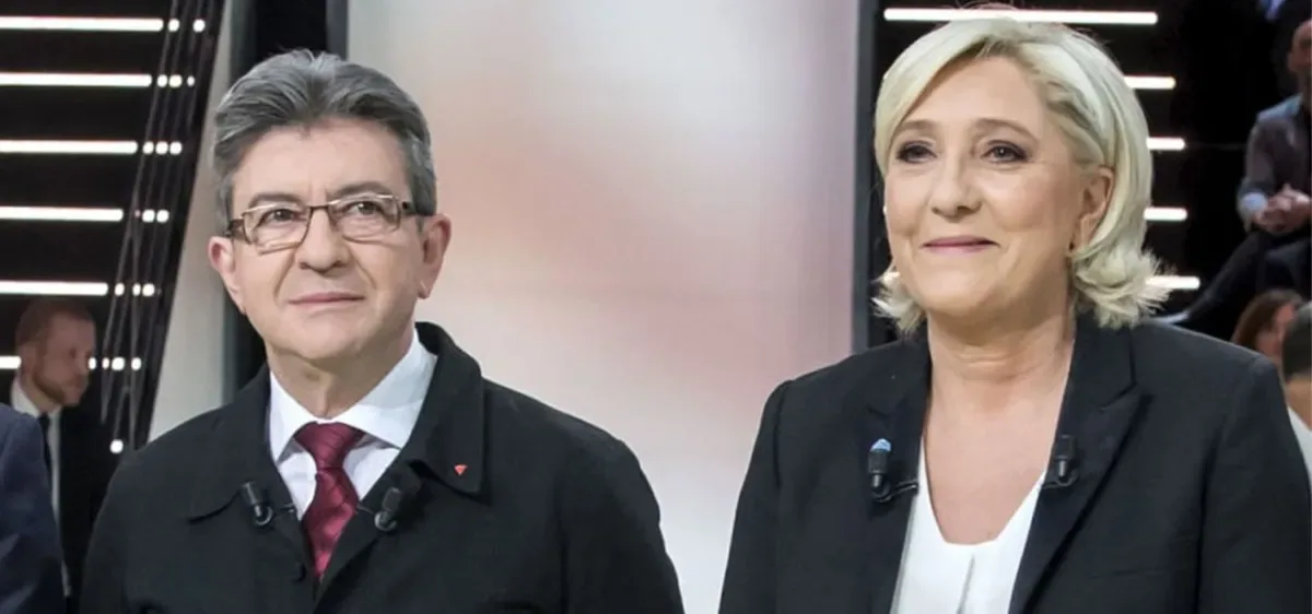 Le Pen lidera corrida presidencial francesa e enfrentaria Mélenchon no segundo turno