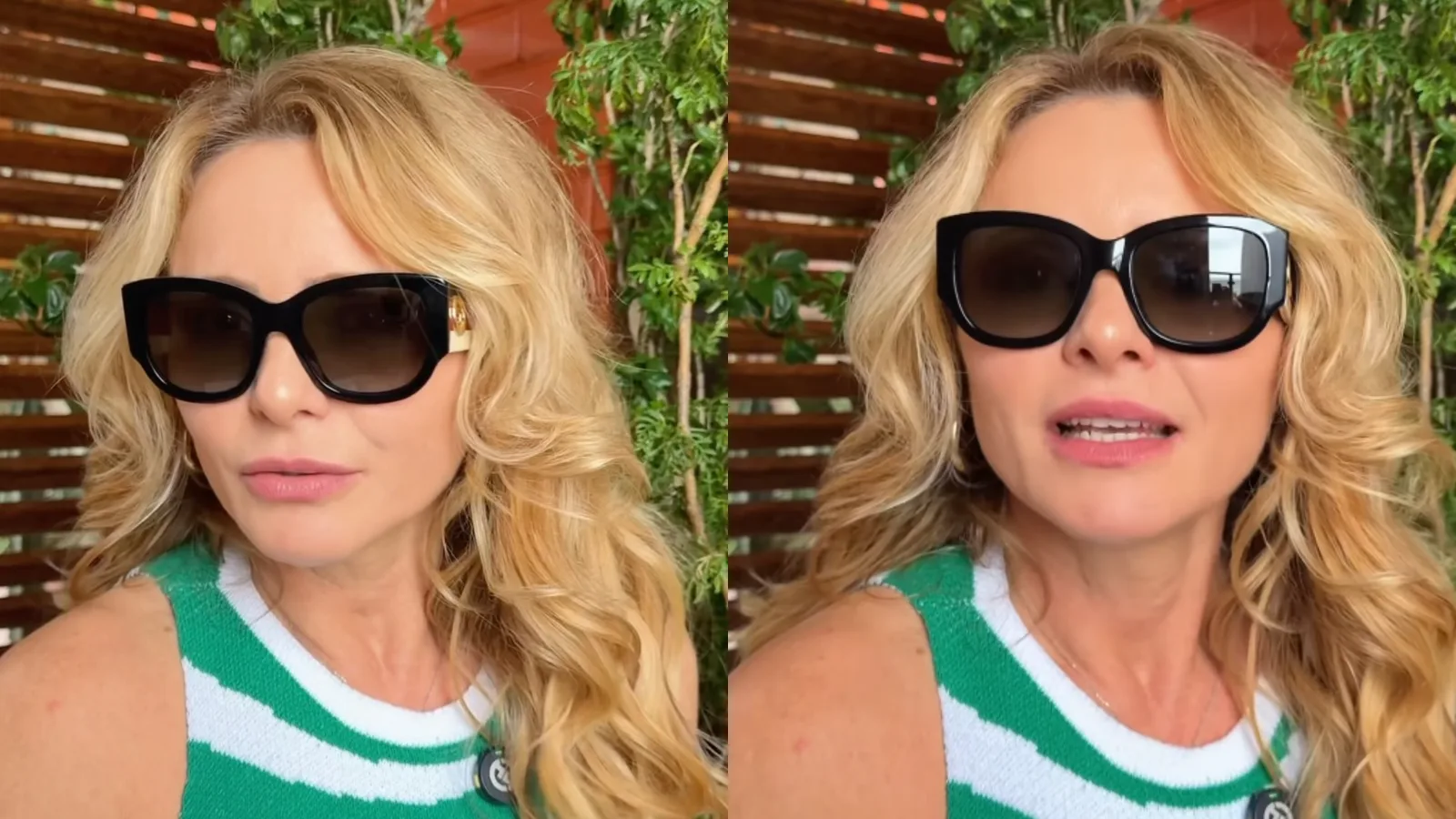 Rita Guedes relata erro médico e risco de perder a visão após cirurgia ocular