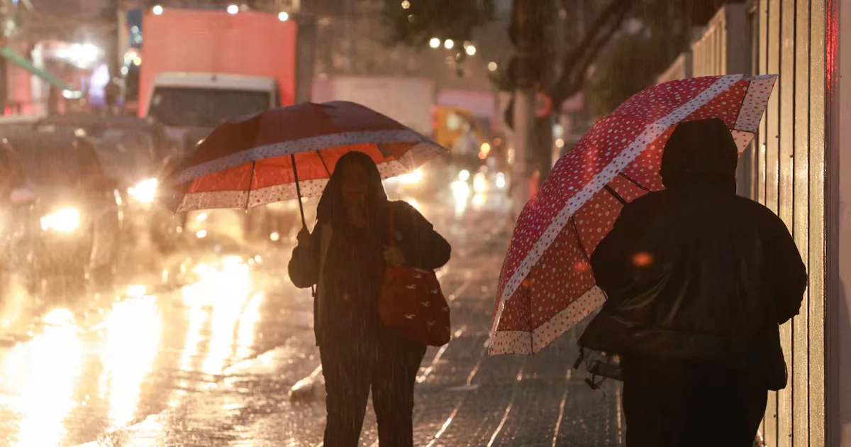 Defesa Civil mantém alerta para chuvas fortes em São Paulo até quarta-feira