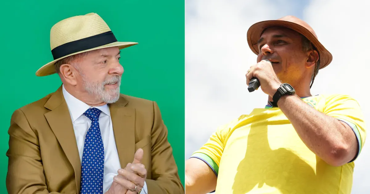 Lula e Flávio Bolsonaro mantêm estratégias distintas a um mês da eleição