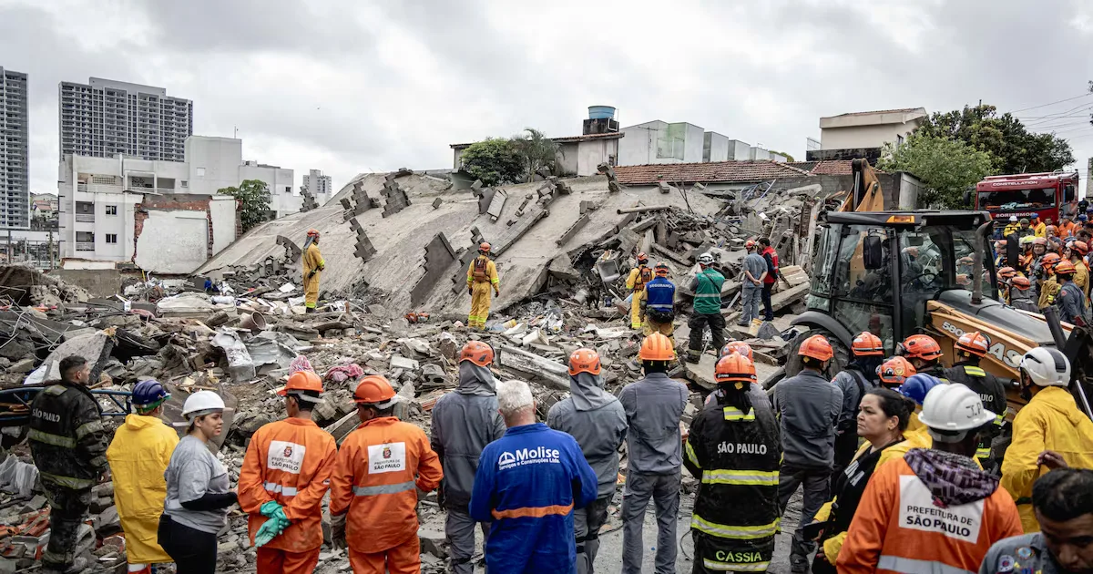 CGM paralisa obras e alvarás de empresas ligadas a queda de prédio em SP
