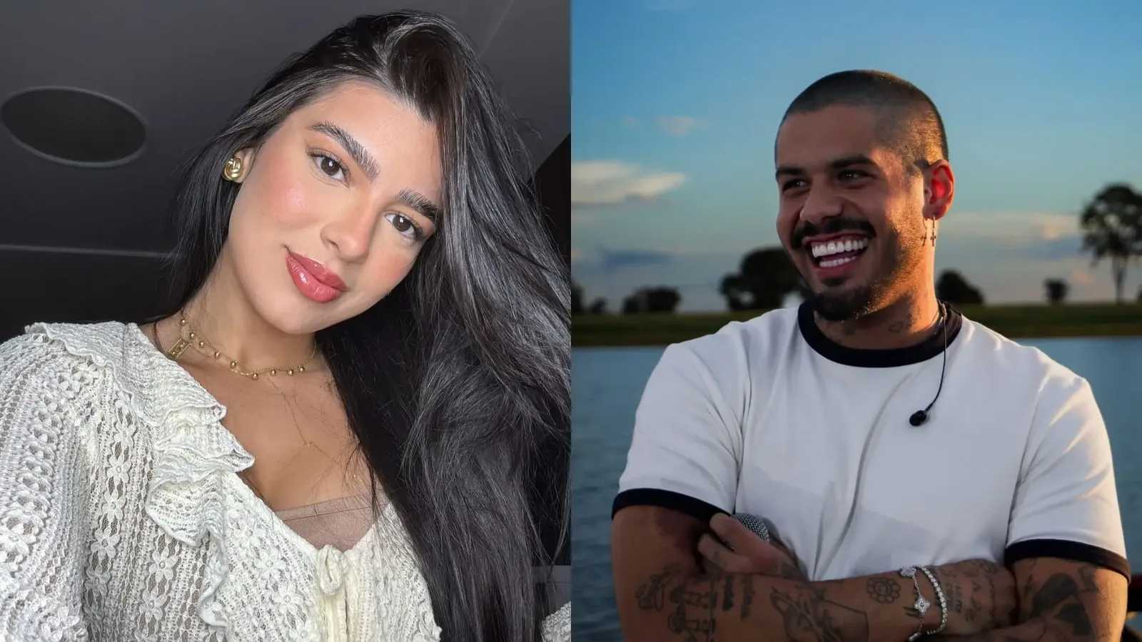 Milca rejeita possibilidade de romance com Zé Felipe durante live
