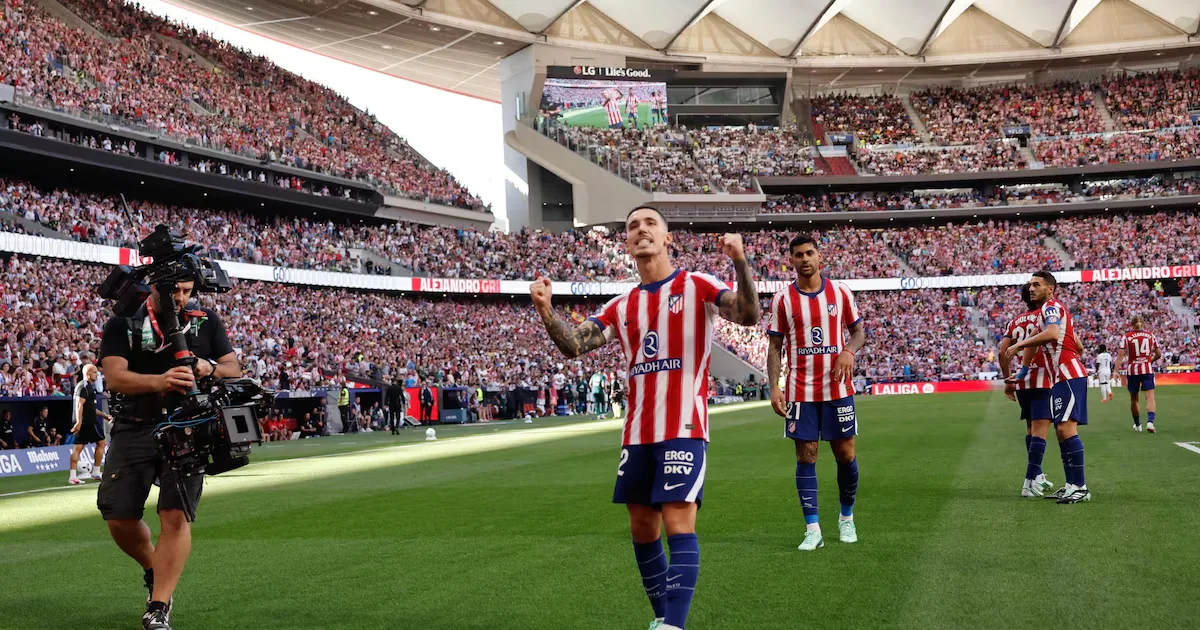 Atlético de Madrid supera Real por 2 a 1 e assume vice-liderança de LaLiga