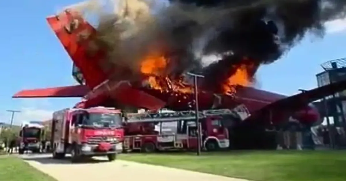 Causa de incêndio em aeronave do UçakPark será investigada