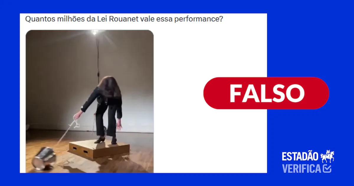 Performance com balde em Nova York não recebeu recursos da Lei Rouanet