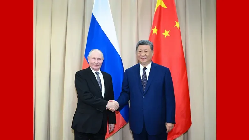 Putin diz que parceria com a China chegou a nível sem precedentes