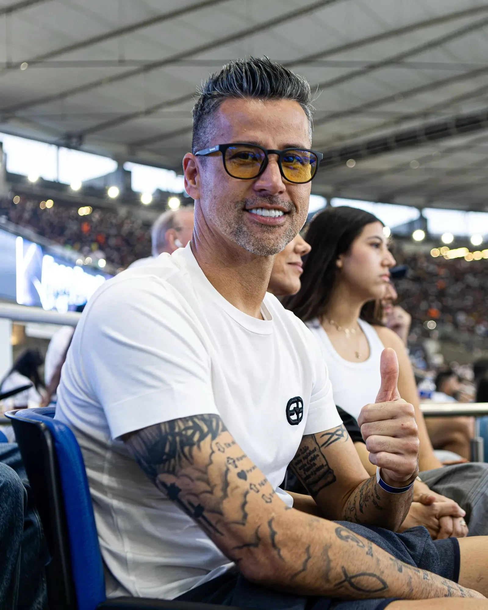 Fábio acompanha estreia da NFL no Rio de Janeiro pelo Maracanã