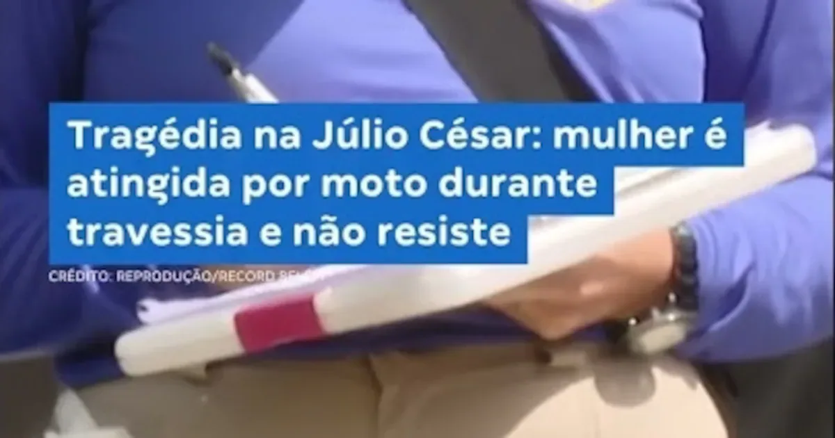 Mulher morre após ser atingida por moto e caminhão em avenida de Belém