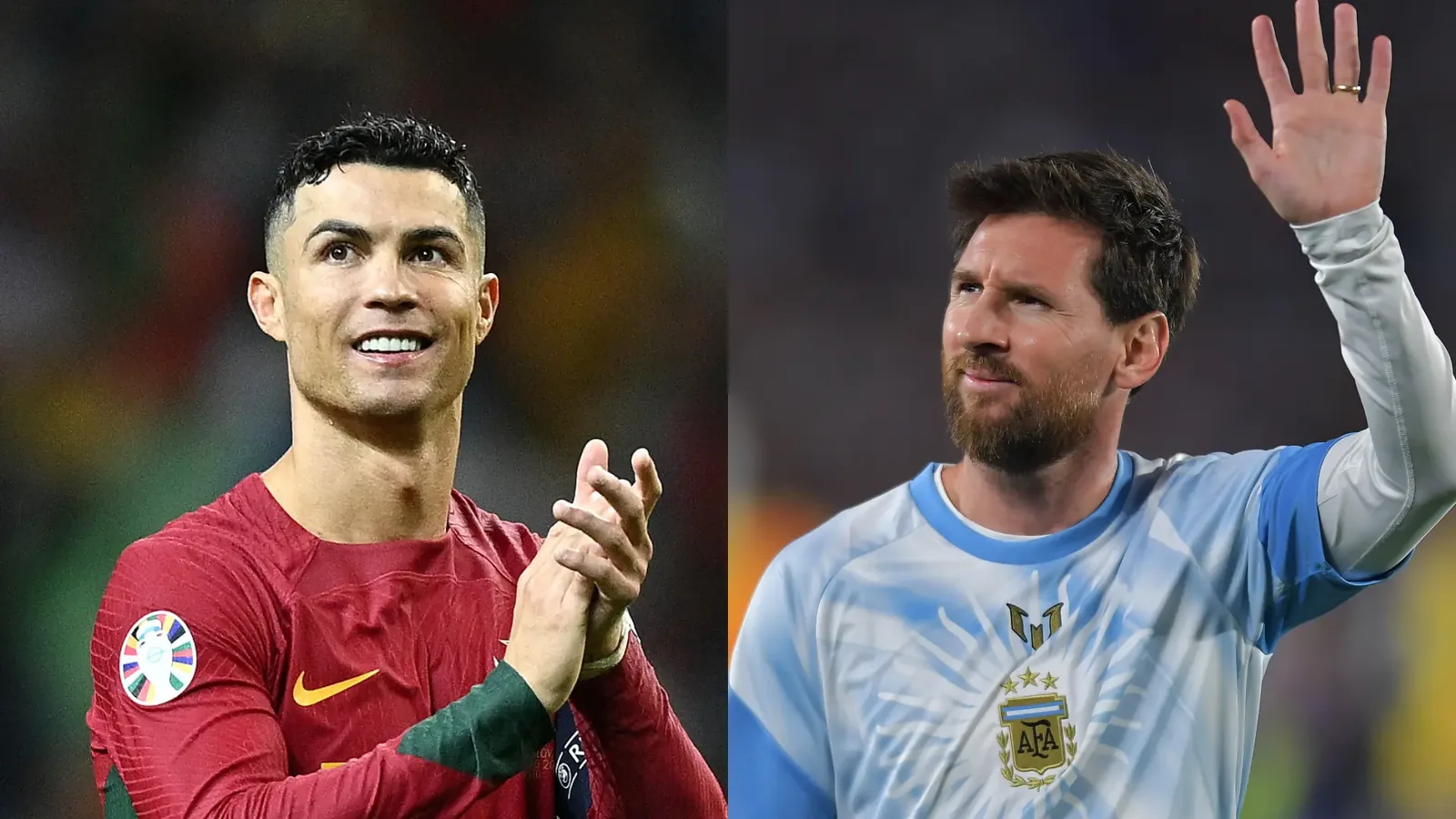 Cristiano Ronaldo homenageia Messi após último jogo pela Argentina