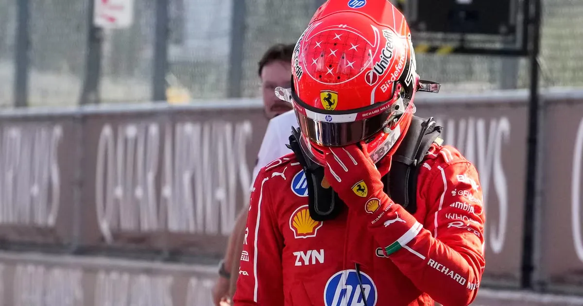 Leclerc relata problema na visão após colisão a 230 km/h em Monza