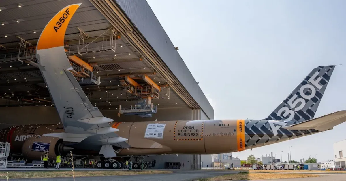 Airbus anuncia transmissão do primeiro voo do cargueiro A350F