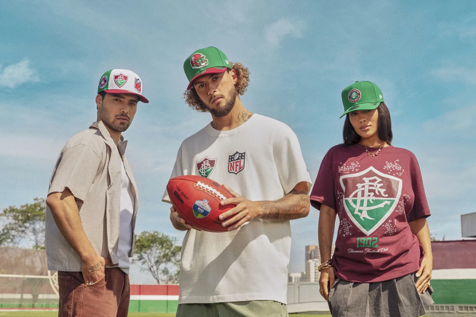 Fluminense e New Era apresentam coleção inspirada no NFL Rio Game