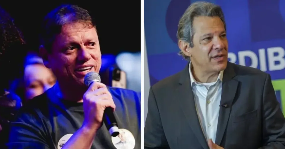 Tarcísio lidera intenções de voto em cenários de primeiro e segundo turno em SP