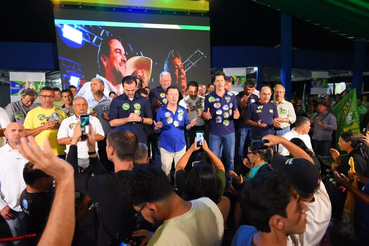 Mendanha pede apoio dos eleitores a Caiado, internado em São Paulo