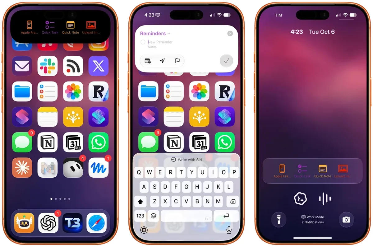 Deflector executa atalhos do iOS direto de notificações