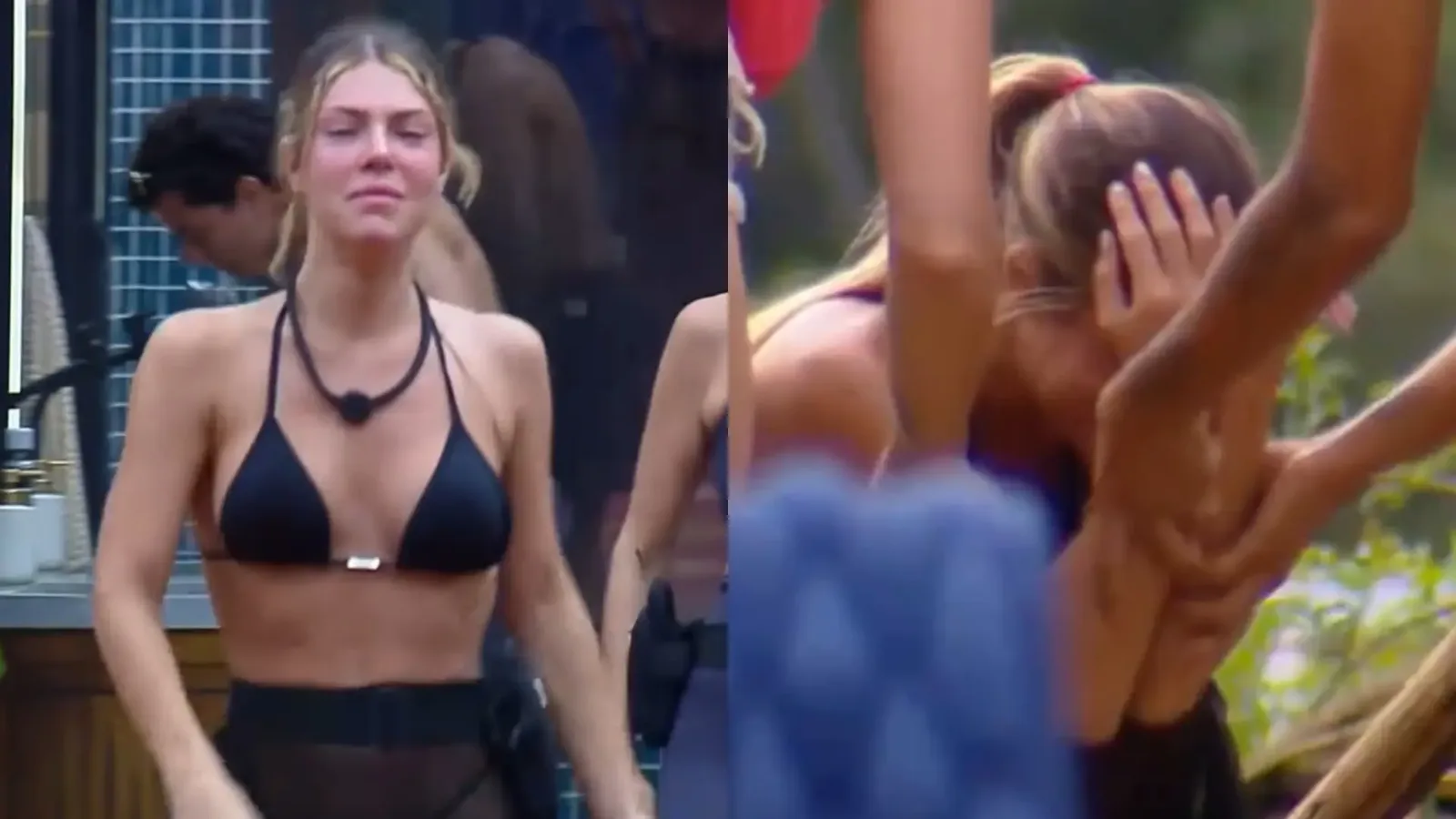 Ana Bruna chora após produção reavaliar acusação contra Sérgio Hondjakoff