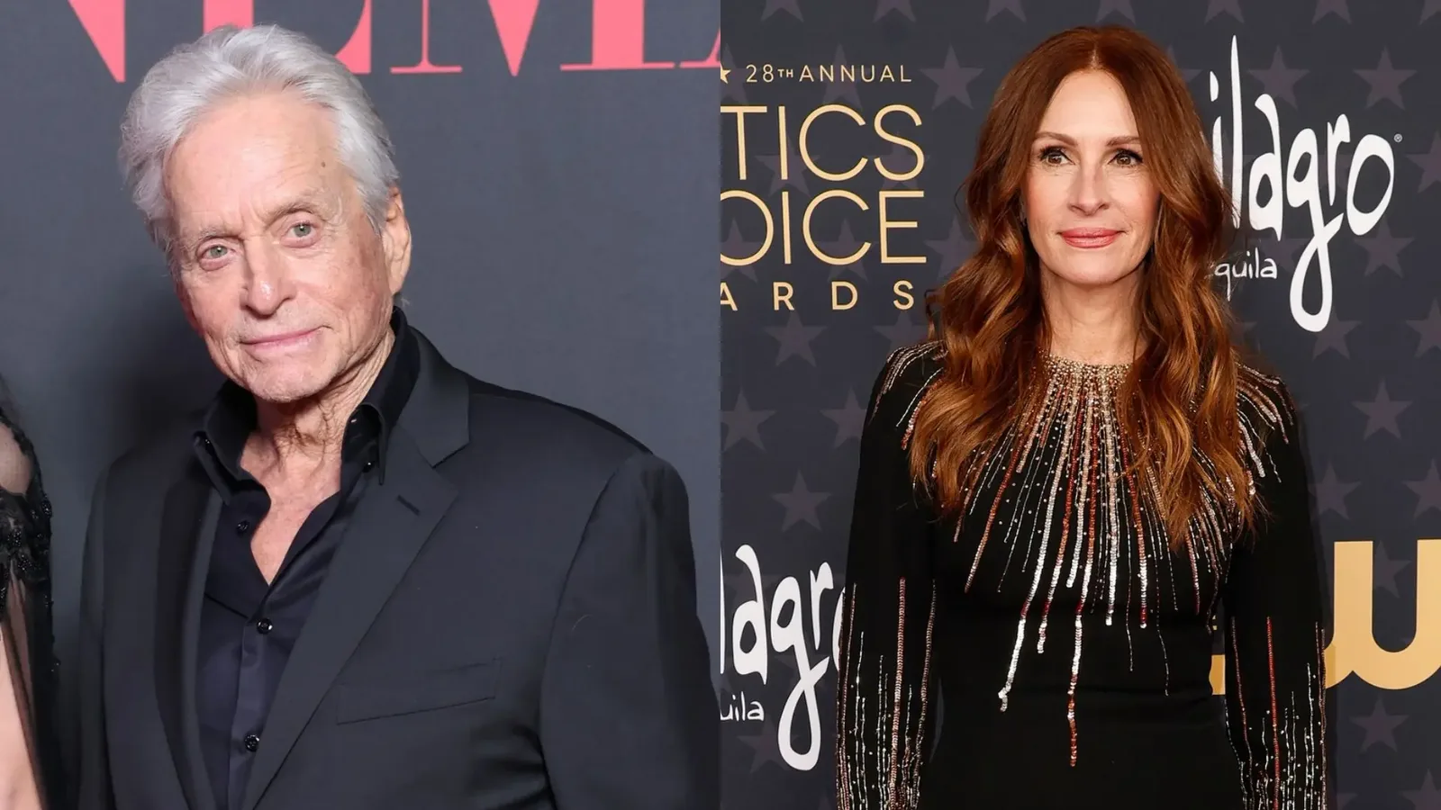 Michael Douglas relata discussão com Julia Roberts em festa do Globo de Ouro