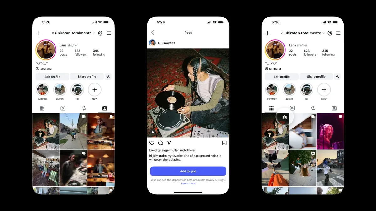 Instagram libera posts marcados no perfil e novos filtros de IA nos Stories