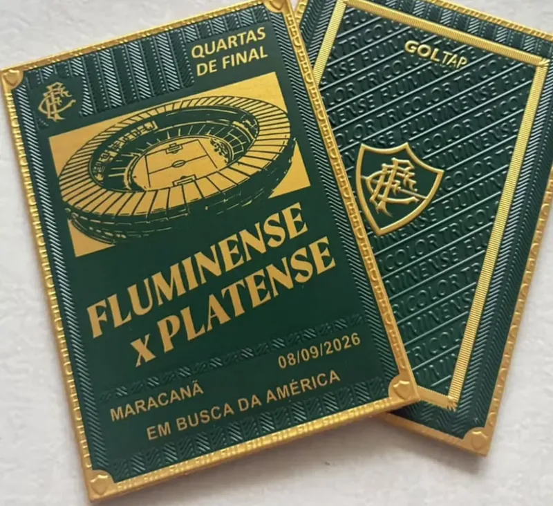 Patch do Fluminense terá NFC e edição numerada para duelo com o Platense
