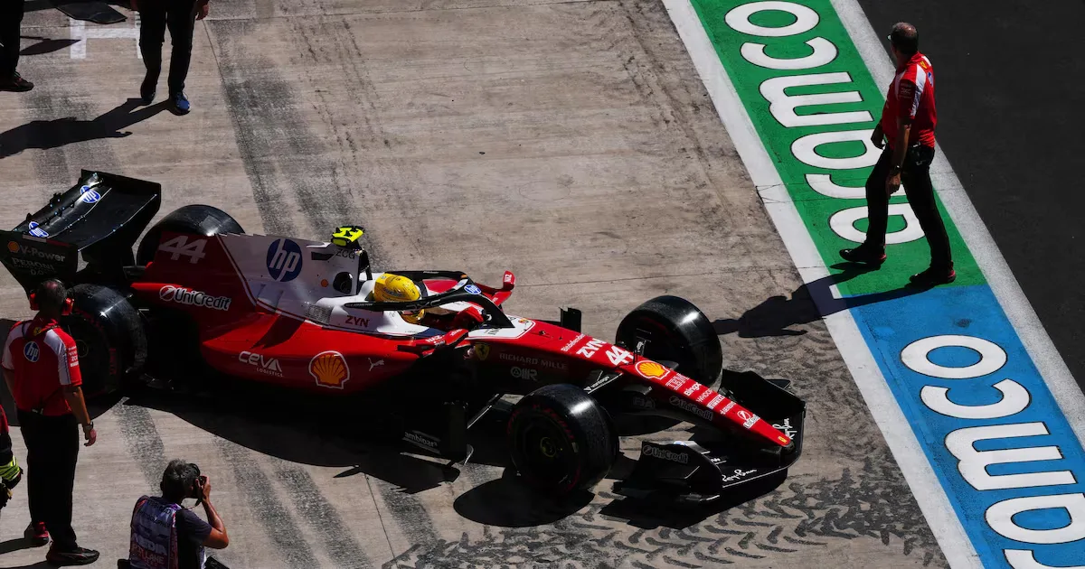 Hamilton bate no TL3 do GP da Espanha, e treino é interrompido por 40 minutos