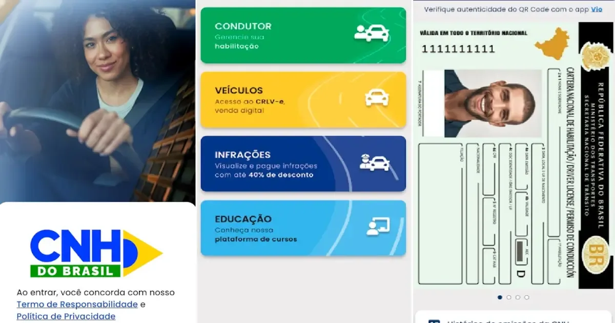 Aplicativo CNH do Brasil permite desconto em multas e venda digital de veículos