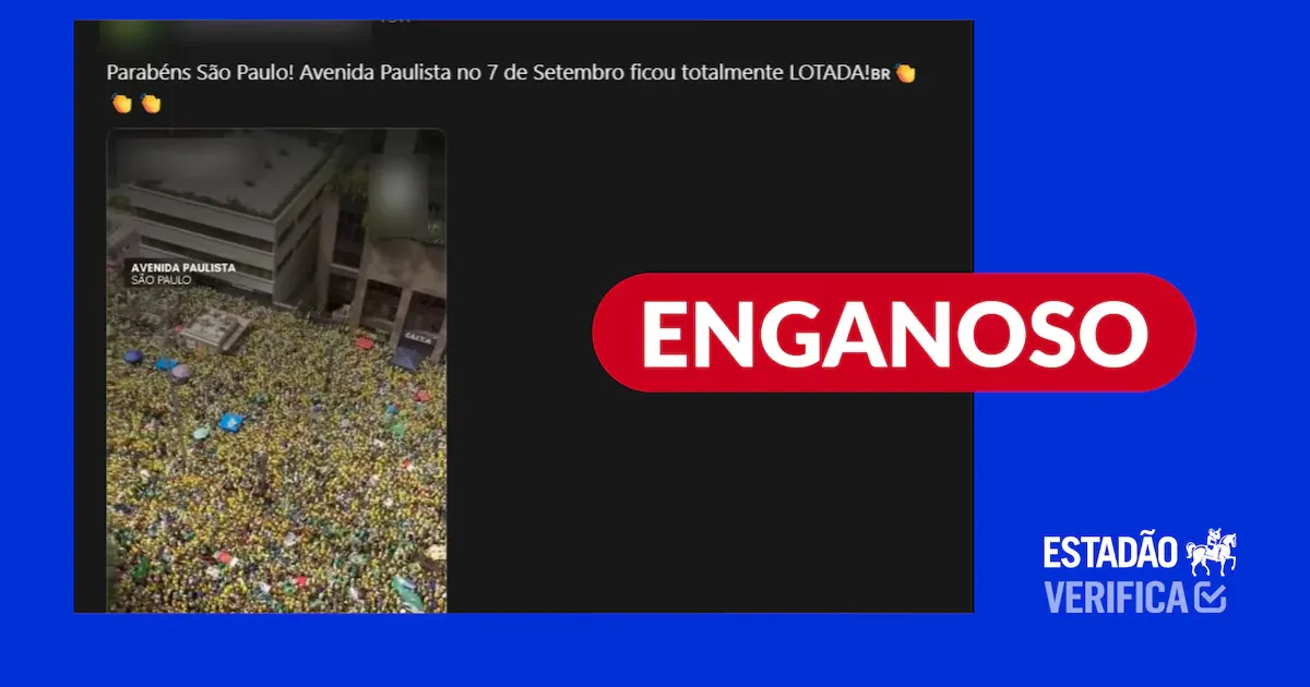 Vídeo de ato bolsonarista de fevereiro é usado para ilustrar manifestação de 7 de Setembro