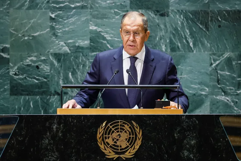 Lavrov critica Ocidente e defende posição russa na Assembleia Geral da ONU