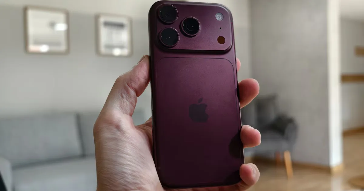 iPhone 18 Pro de 1 TB chega ao Brasil na cor Burgundy